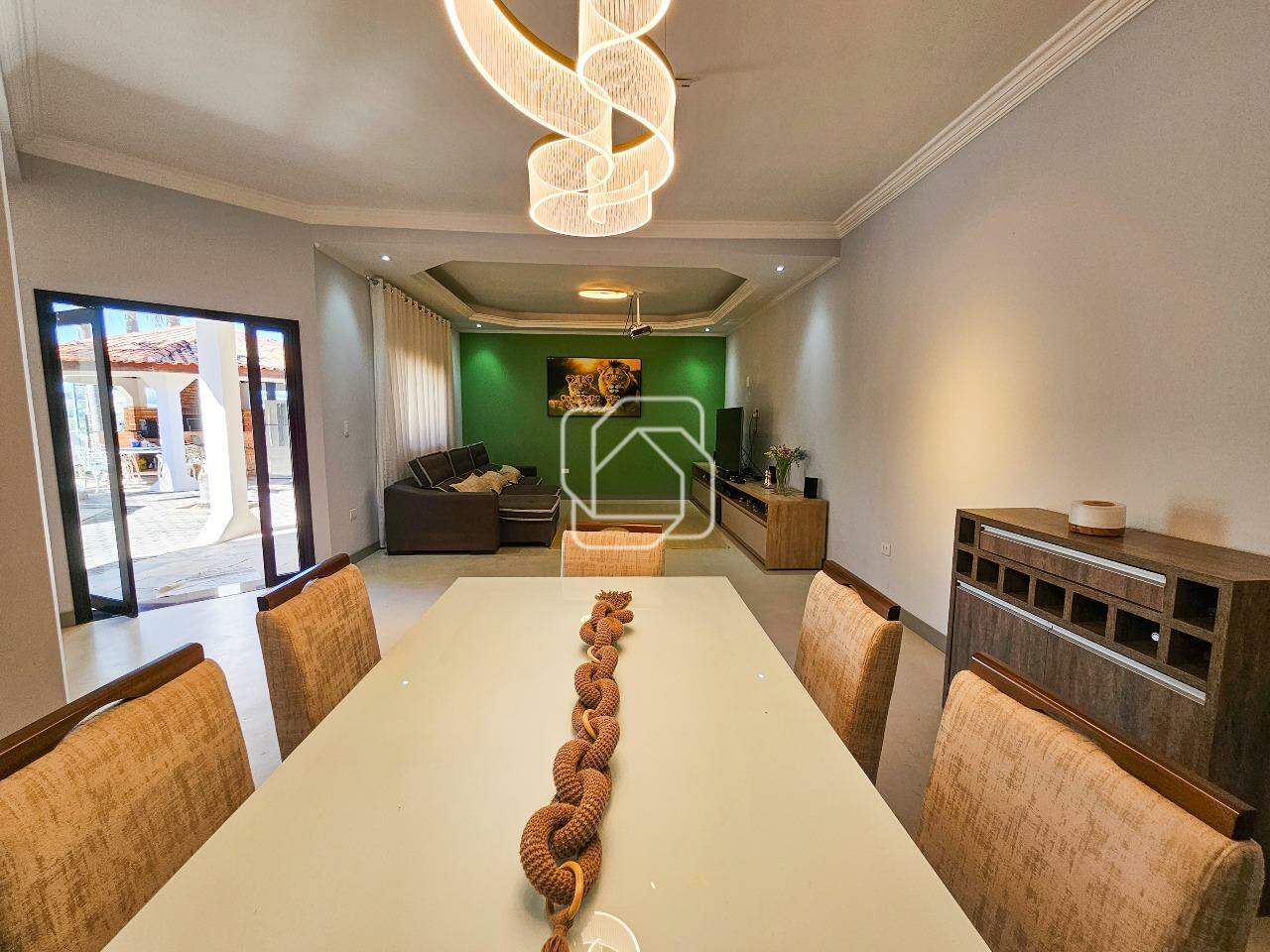 Casa de Condomínio à venda em Indaiatuba - SP - Vale das Laranjeiras: Sala de jantar