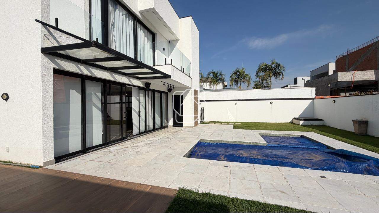 Casa de Condomínio à venda em Salto - SP - Portal dos Bandeirantes: Área da piscina