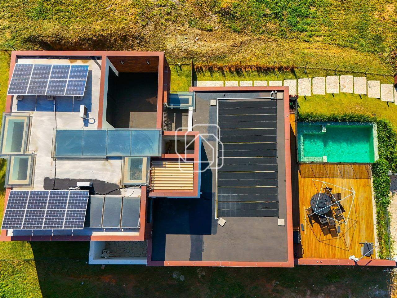 Casa de Condomínio à venda em Itu - SP - Condomínio Villas do Golfe: Vista aérea por drone