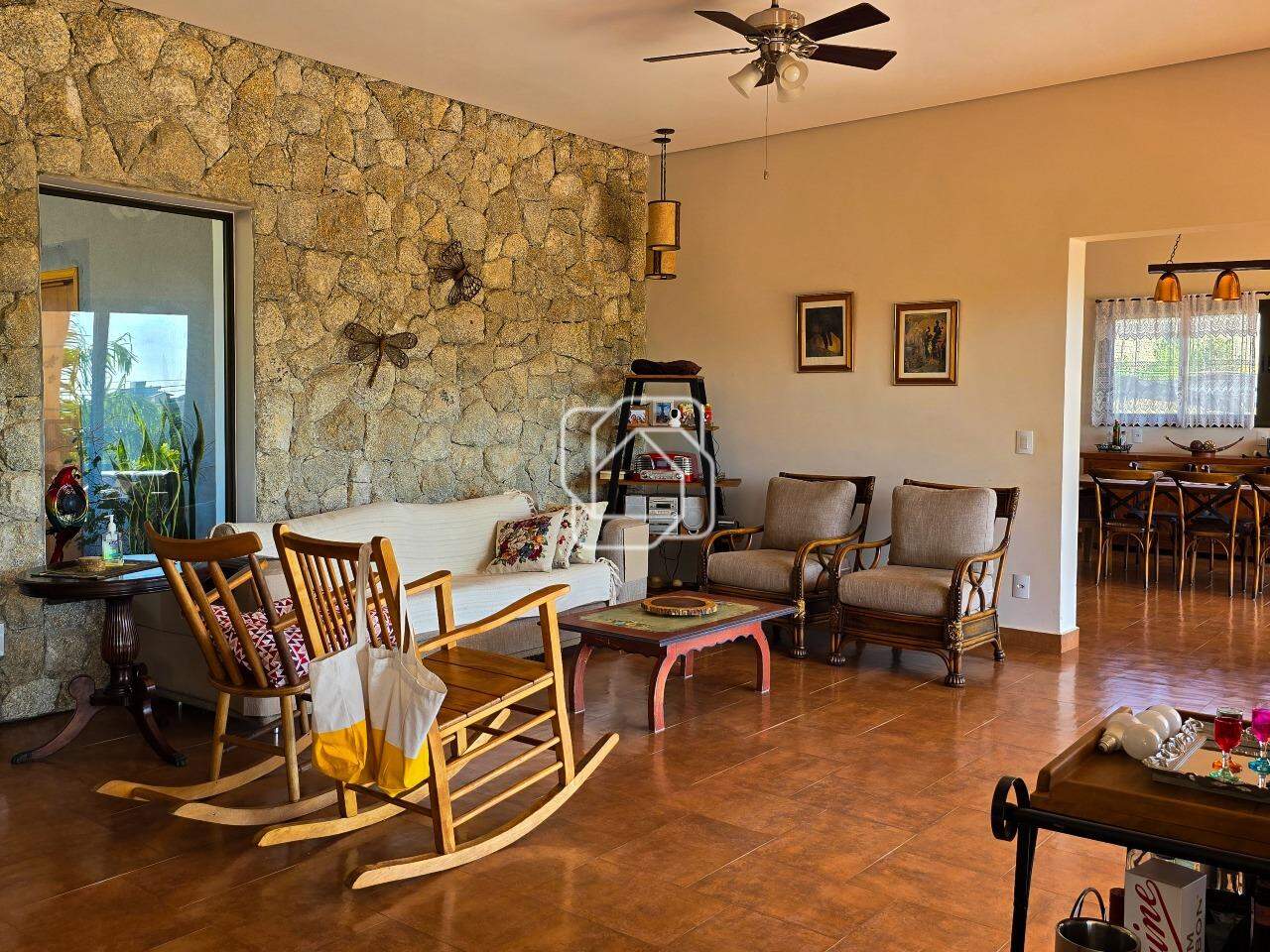 Casa de Condomínio à venda em Itu - SP - Condomínio Fazenda Kurumin: Sala de estar