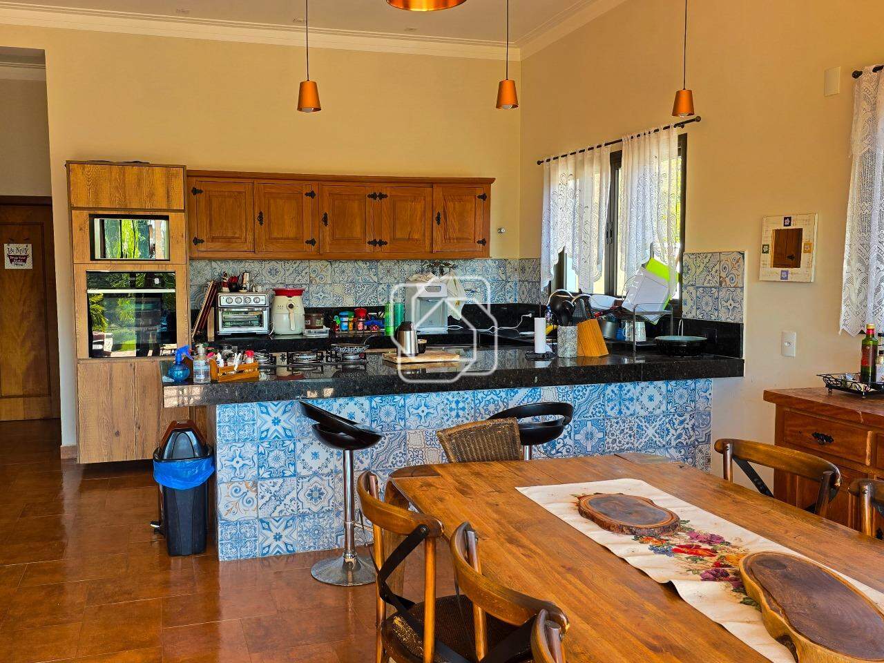 Casa de Condomínio à venda em Itu - SP - Condomínio Fazenda Kurumin: Cozinha e sala integradas