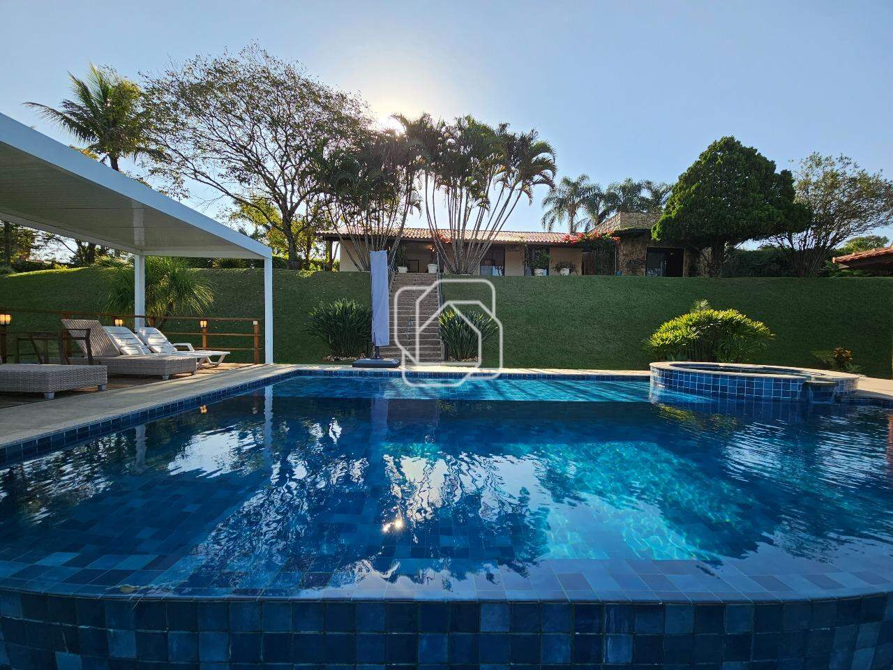 Casa de Condomínio para aluguel em Indaiatuba - SP - Vale das Laranjeiras: Área da piscina