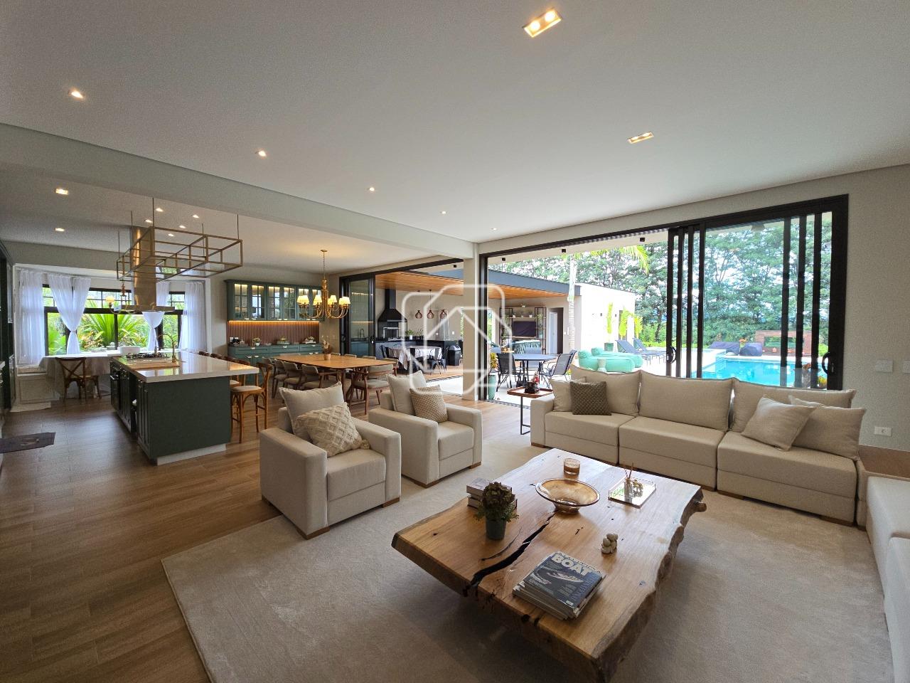 Casa de Condomínio à venda em Cabreúva - SP - Portal do Japy Golf Clube: Ambientes integrados