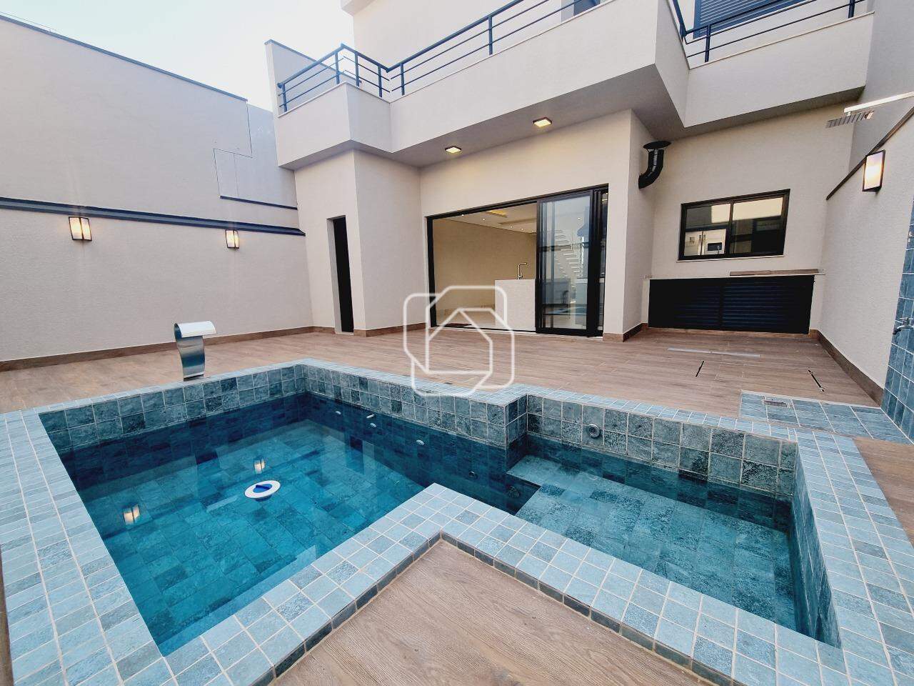 Casa de Condomínio para aluguel em Indaiatuba - SP - Jardim Mantova: Área da piscina