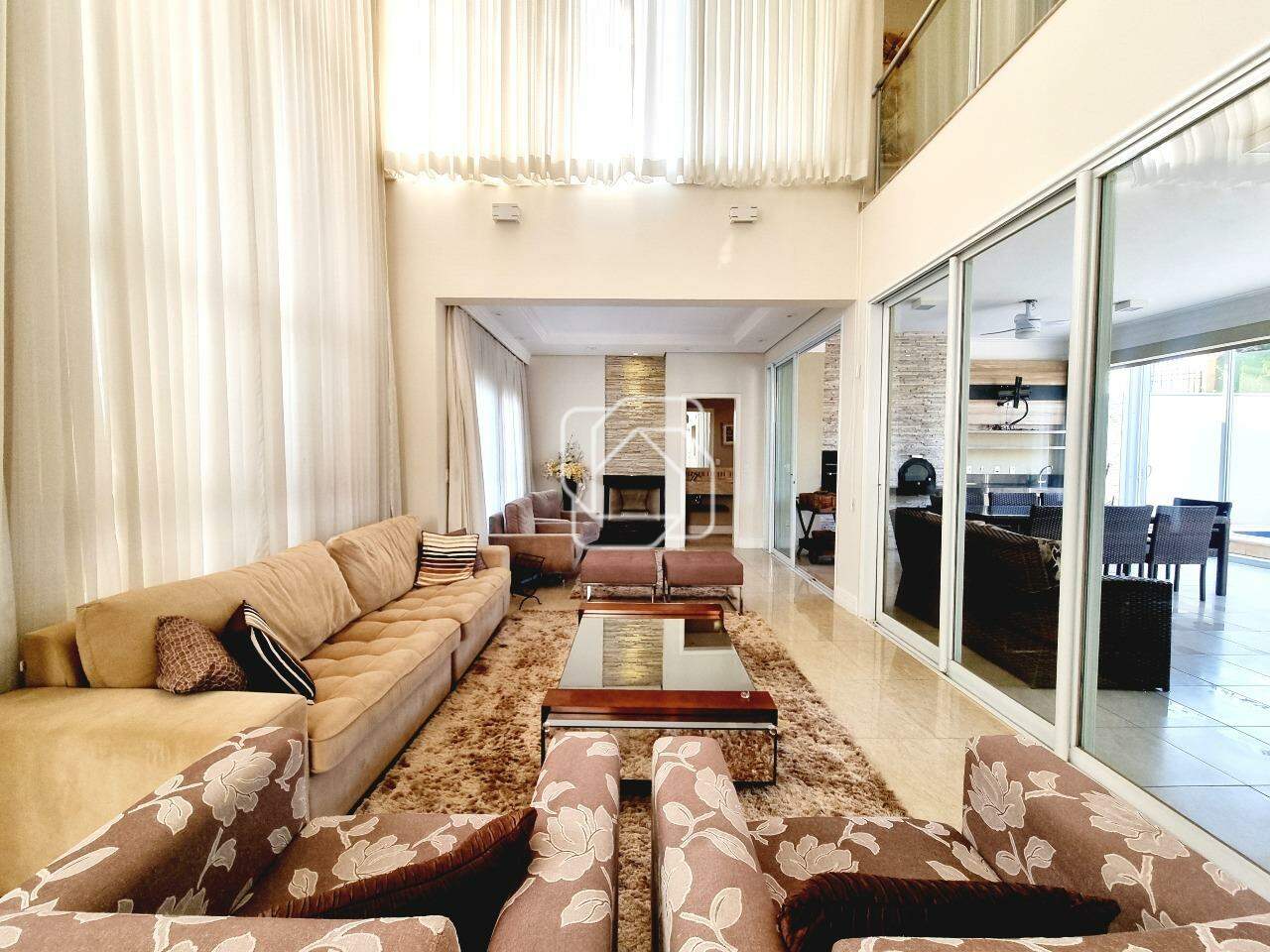 Casa de Condomínio para aluguel em Indaiatuba - SP - Jardim Vila Paradiso: Living