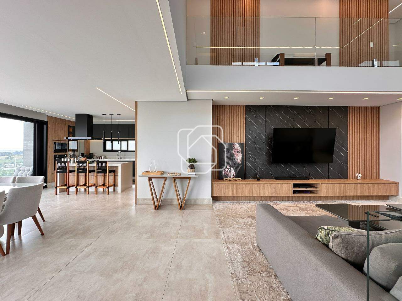 Casa de Condomínio à venda em Indaiatuba - SP - Jardim Vila Paradiso: Sala de estar