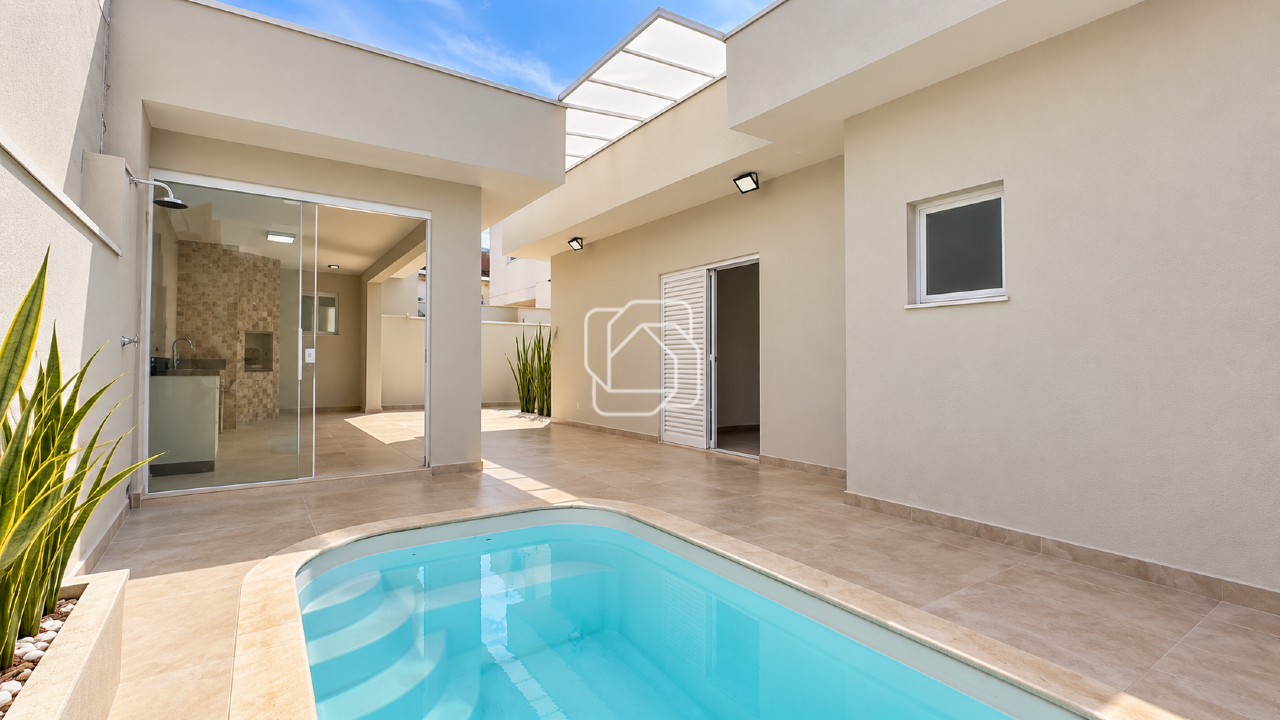 Casa de Condomínio à venda em Indaiatuba - SP - Jardim Residencial Alto de Itaici: Área da piscina
