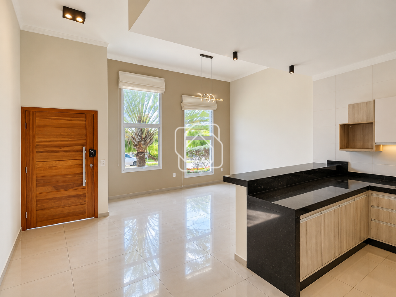 Casa de Condomínio à venda em Indaiatuba - SP - Jardim Residencial Alto de Itaici: Sala de estar