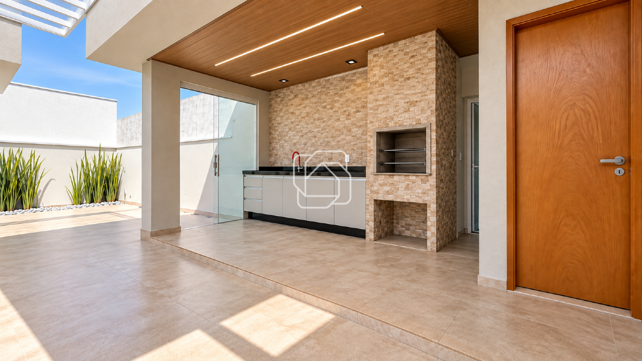 Casa de Condomínio à venda em Indaiatuba - SP - Jardim Residencial Alto de Itaici: Área gourmet