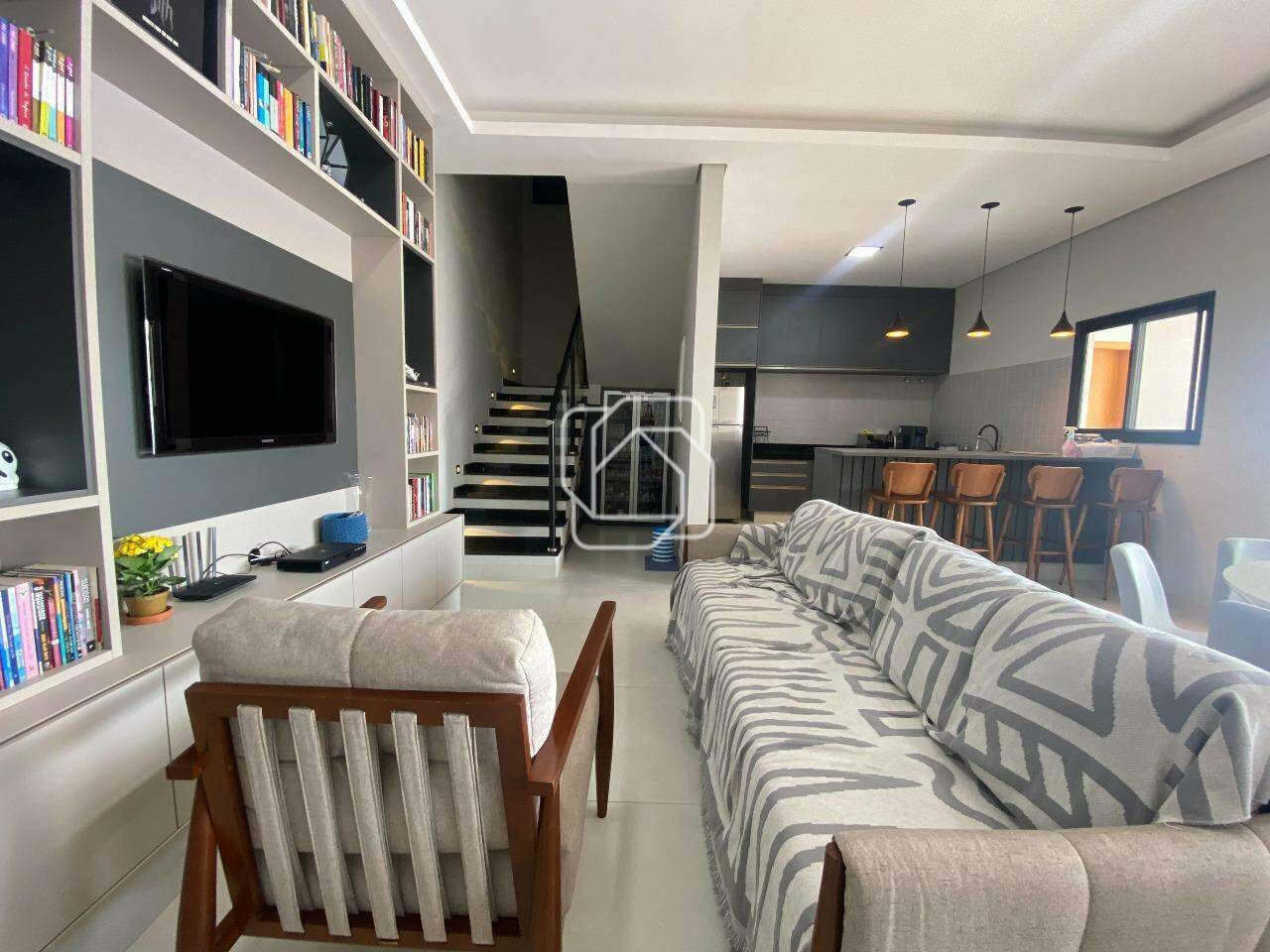 Casa de Condomínio para aluguel em Indaiatuba - SP - Loteamento Park Gran Reserve: Sala de estar