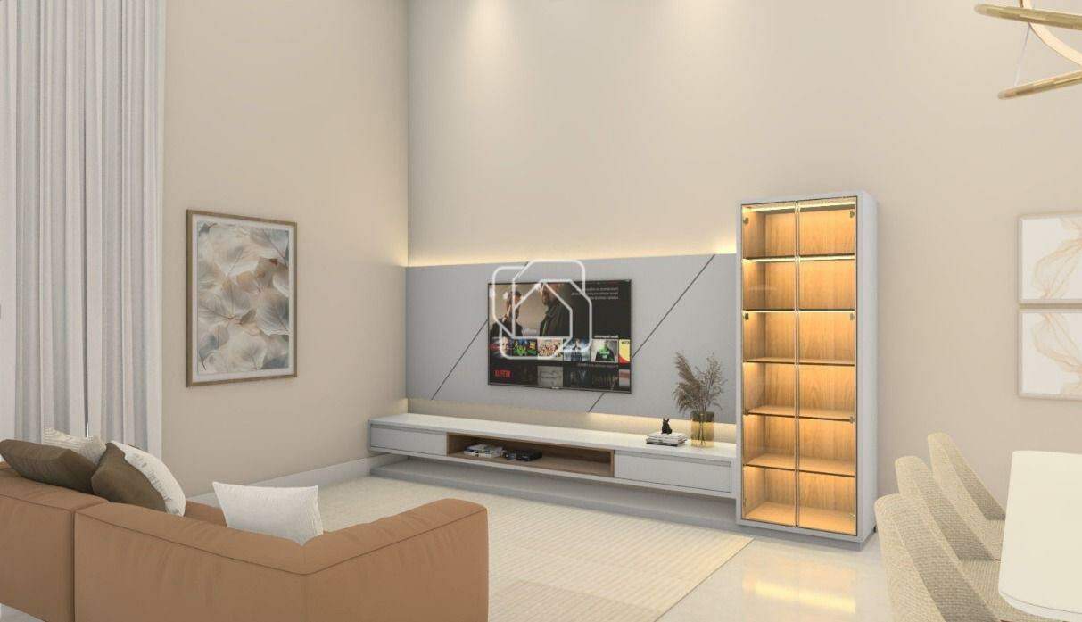 Casa de Condomínio à venda em Indaiatuba - SP - Residencial Duas Marias: Imagem do projeto 3D