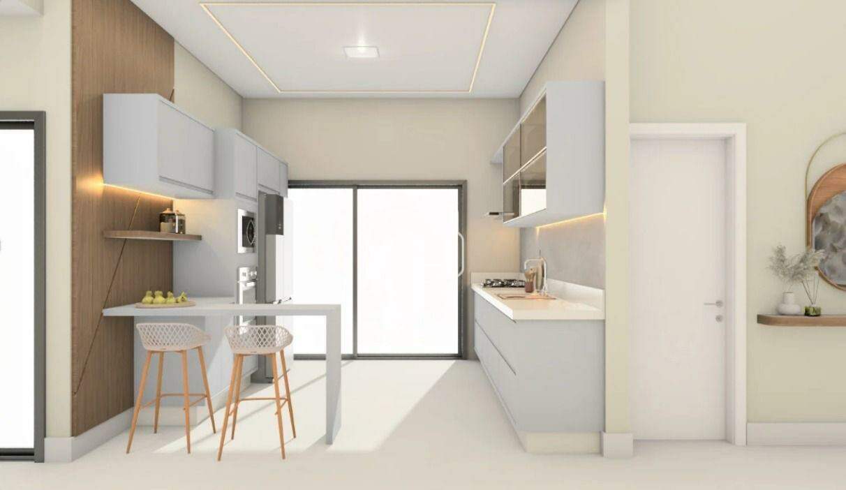 Casa de Condomínio à venda em Indaiatuba - SP - Residencial Duas Marias: Imagem do projeto 3D