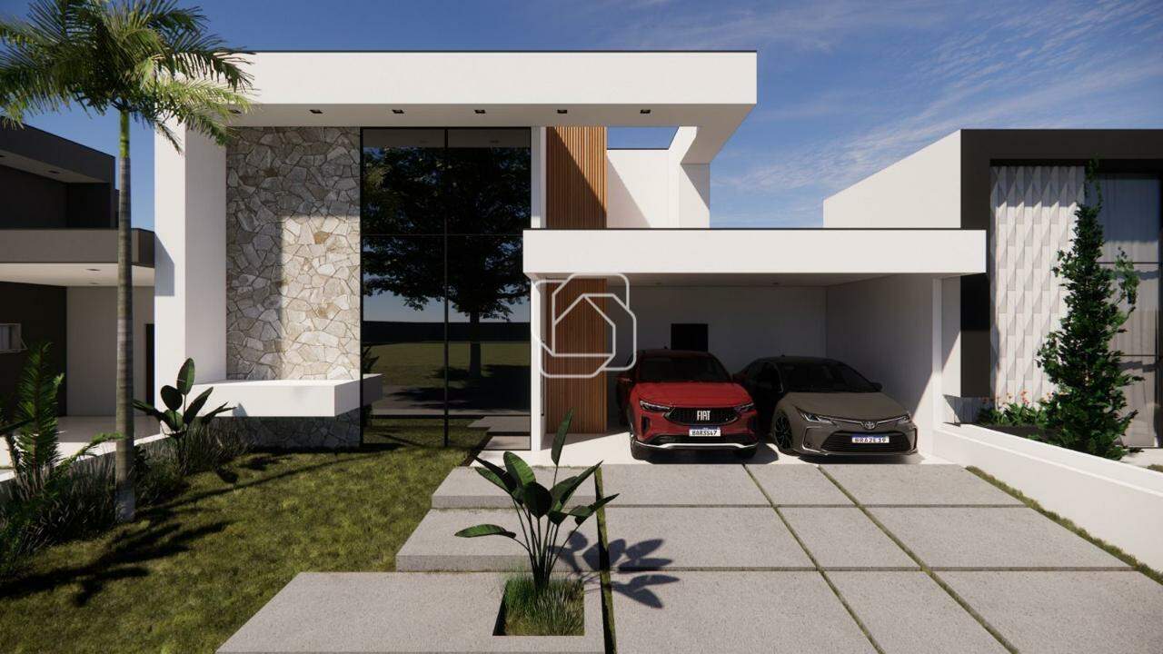 Casa de Condomínio à venda em Indaiatuba - SP - Residencial Duas Marias: Imagem do projeto 3D