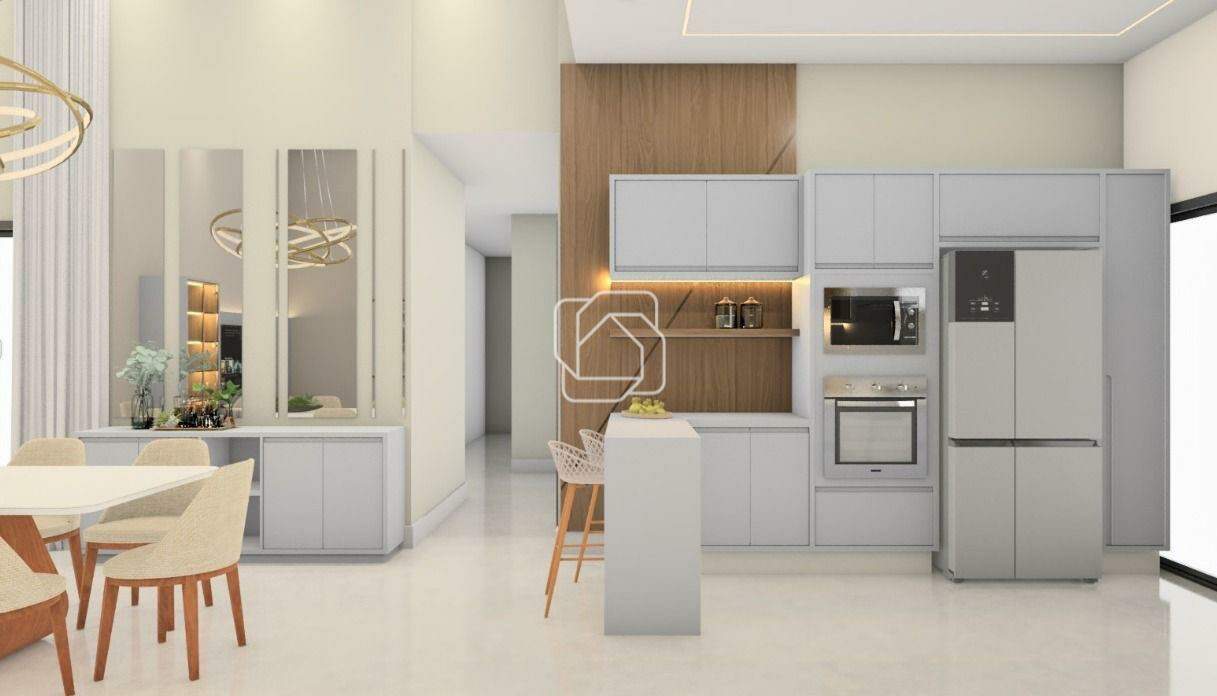 Casa de Condomínio à venda em Indaiatuba - SP - Residencial Duas Marias: Imagem do projeto 3D