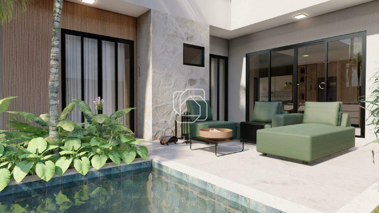 Casa de Condomínio à venda em Salto - SP - Residencial Lagos D’Icaraí: Área da Piscina