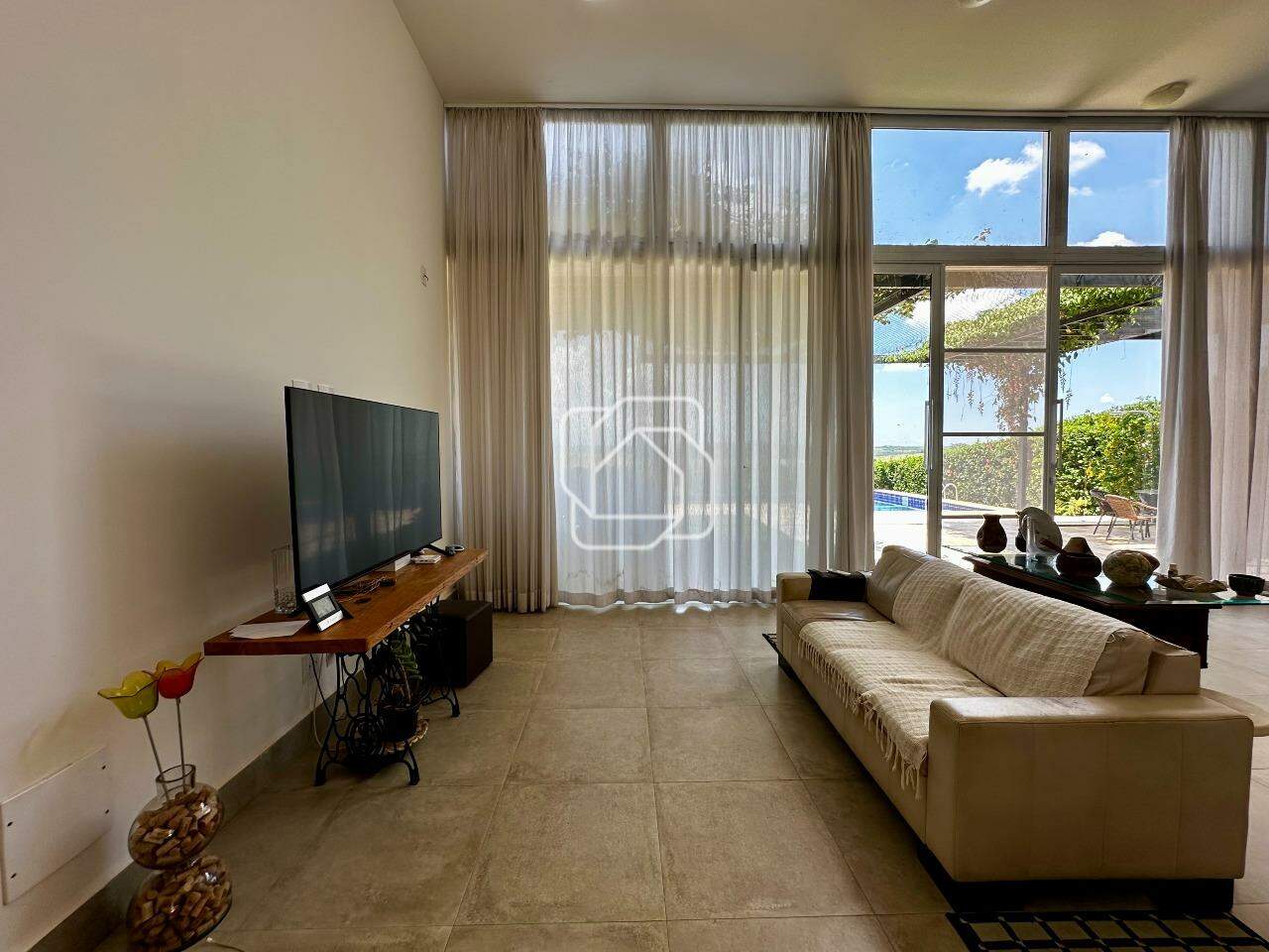 Casa de Condomínio à venda em Itu - SP - Residencial Parque Campos de Santo Antônio II: Sala
