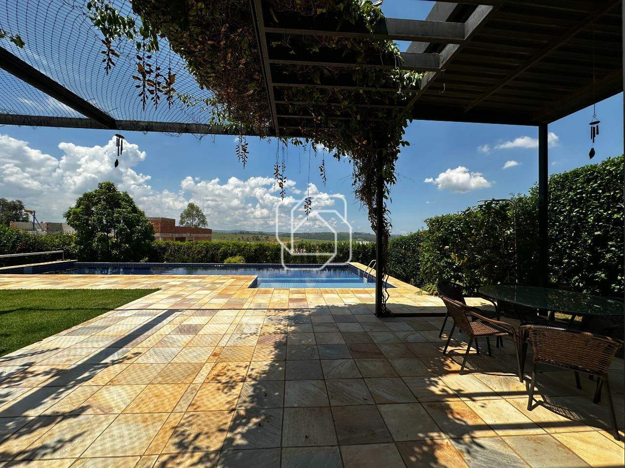 Casa de Condomínio à venda em Itu - SP - Residencial Parque Campos de Santo Antônio II: Área da Piscina
