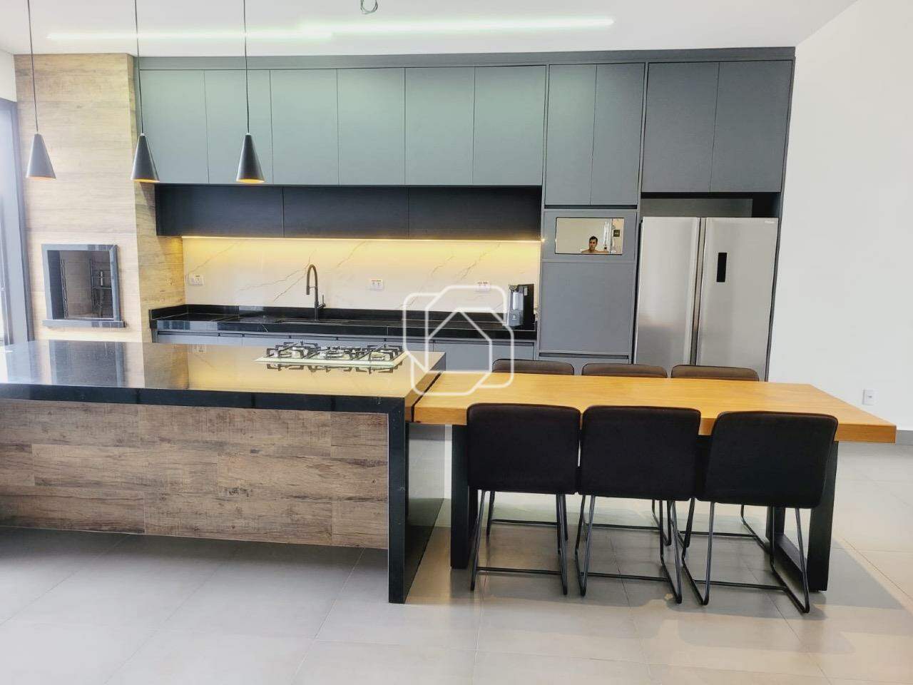Casa de Condomínio à venda em Indaiatuba - SP - Residencial Evidências: Cozinha integrada