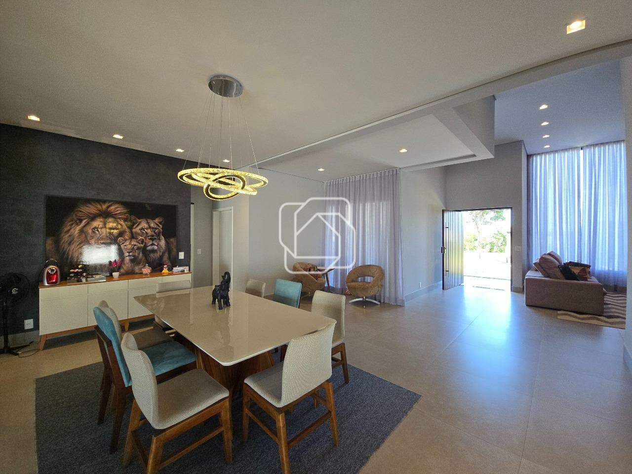 Casa de Condomínio à venda em Itu - SP - Residencial Parque Campos de Santo Antônio II: Sala de Jantar 