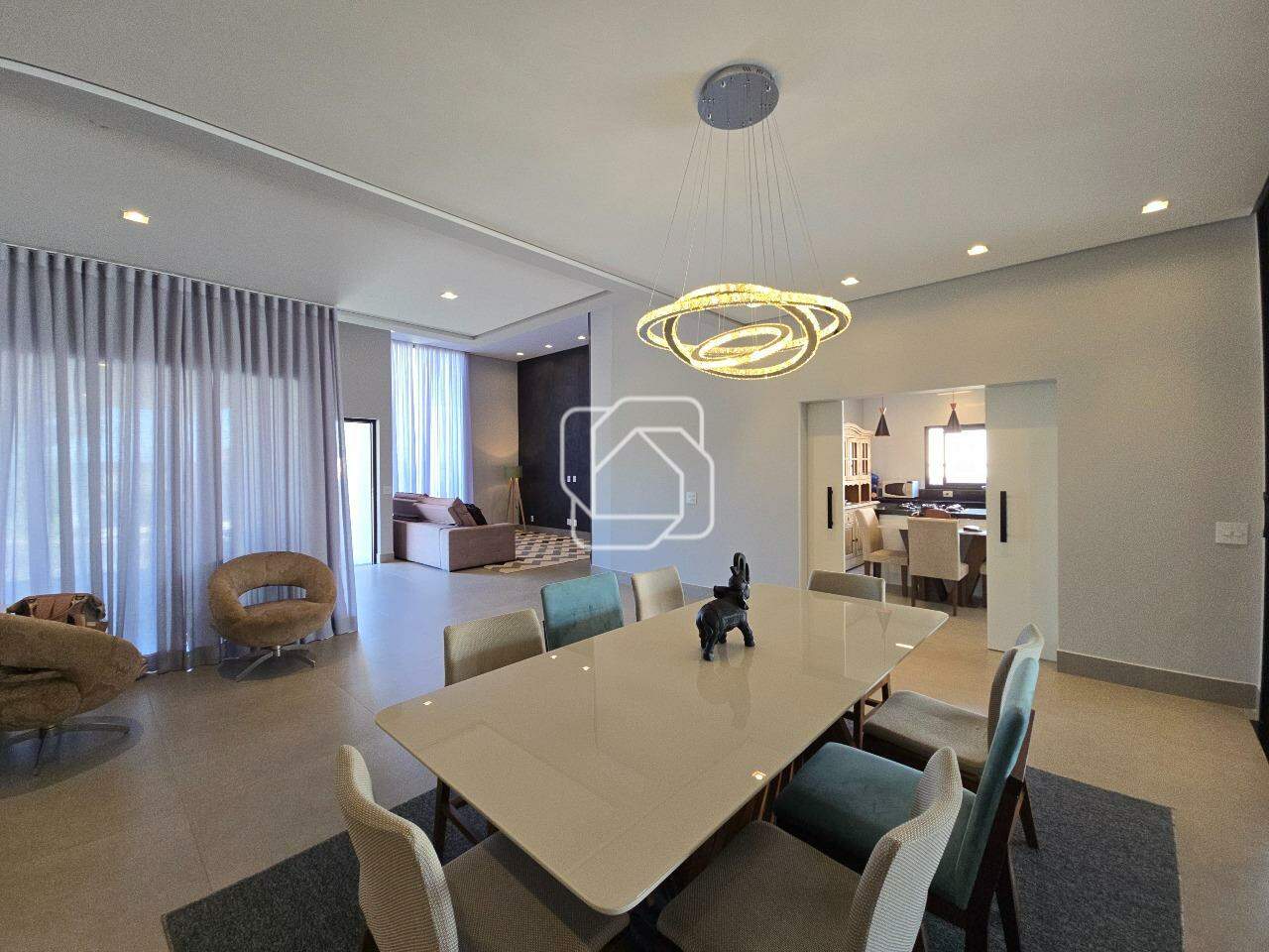 Casa de Condomínio à venda em Itu - SP - Residencial Parque Campos de Santo Antônio II: Sala de Jantar