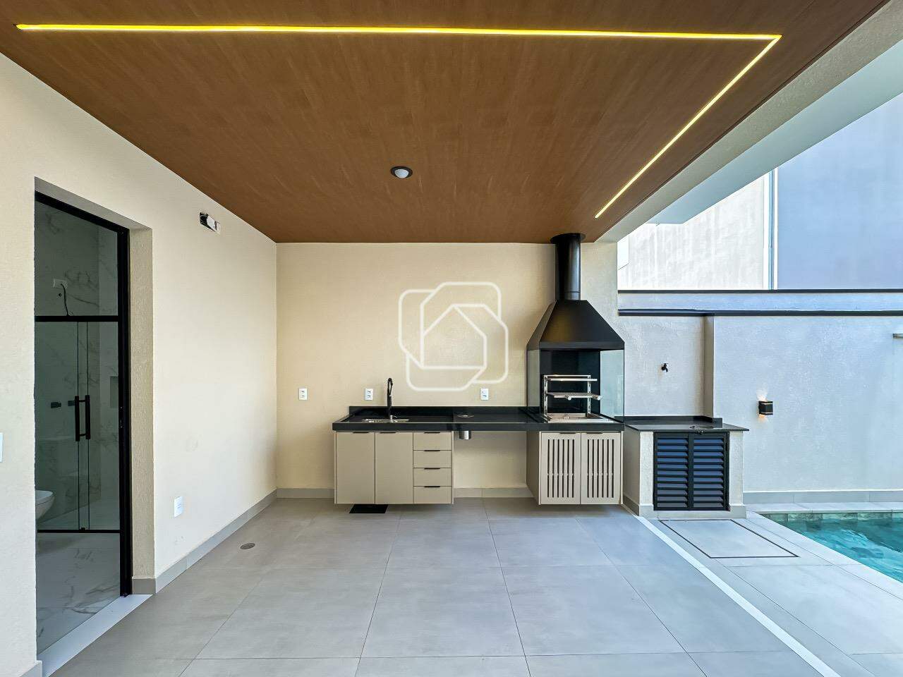 Casa de Condomínio à venda em Indaiatuba - SP - Residencial Evidências: Área gourmet