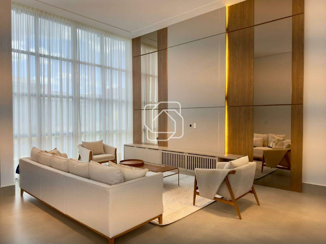 Casa de Condomínio à venda em Indaiatuba - SP - Jardim Residencial Dona Lucilla: Sala de estar- imagem ilustrativa