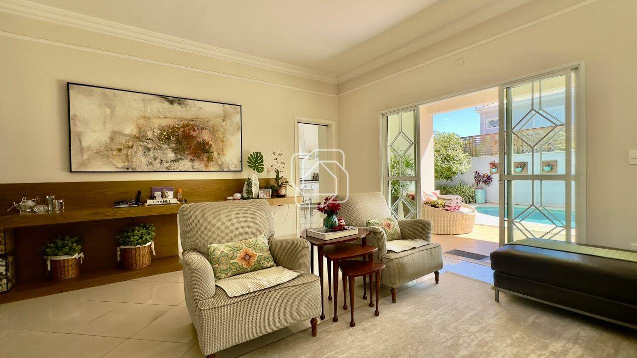 Casa de Condomínio à venda em Indaiatuba - SP - Jardim Villa Romana: Sala de estar