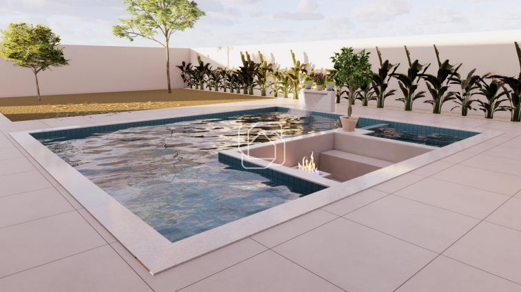Casa de Condomínio à venda em Indaiatuba - SP - Jardins do Golfe Residencial Indaiatuba: Imagem do projeto 3D