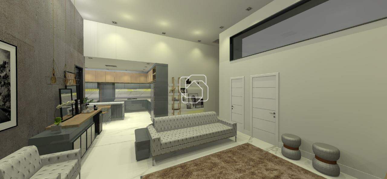 Casa de Condomínio à venda em Indaiatuba - SP - Jardim Laguna: Sala de estar