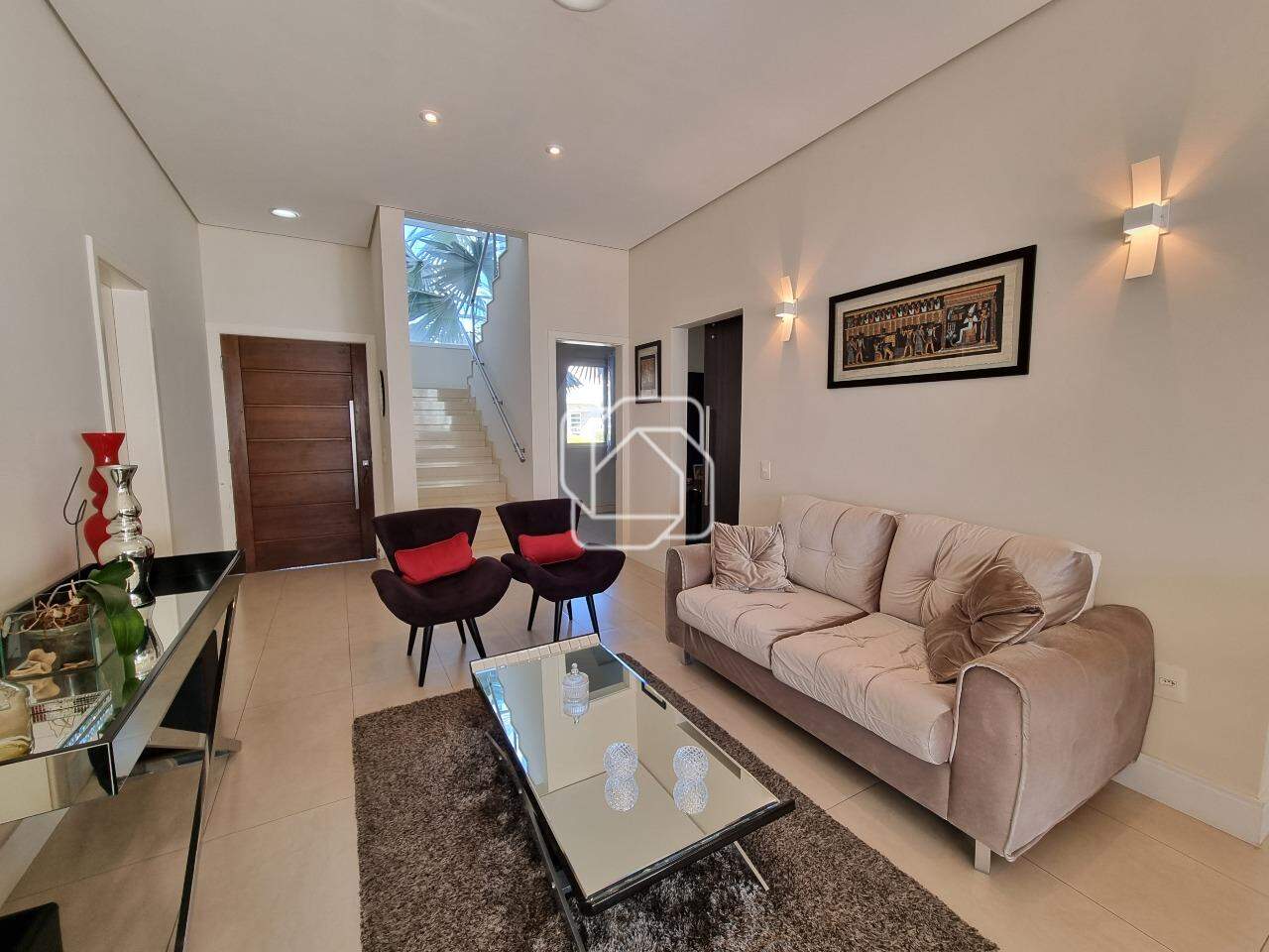 Casa de Condomínio para aluguel em Indaiatuba - SP - Residencial Beira da Mata: Sala de estar