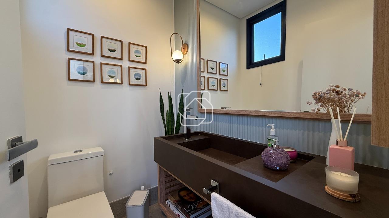 Casa de Condomínio à venda em Indaiatuba - SP - Parque Villa dos Pinheiros: Lavabo