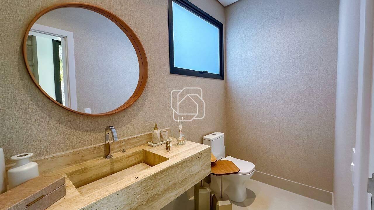 Casa de Condomínio à venda em Indaiatuba - SP - Parque Villa dos Pinheiros: Lavabo