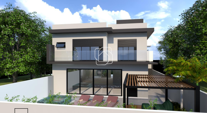 Casa de Condomínio à venda em Indaiatuba - SP - Jardim Villa Sapezal: Imagem do projeto 3D