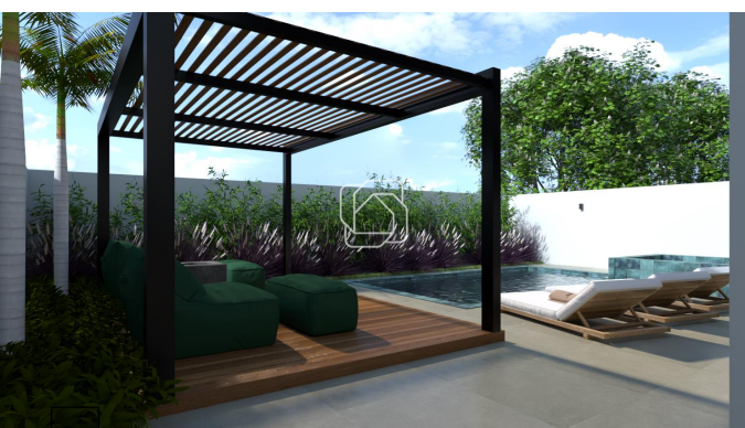 Casa de Condomínio à venda em Indaiatuba - SP - Jardim Villa Sapezal: Imagem do projeto 3D