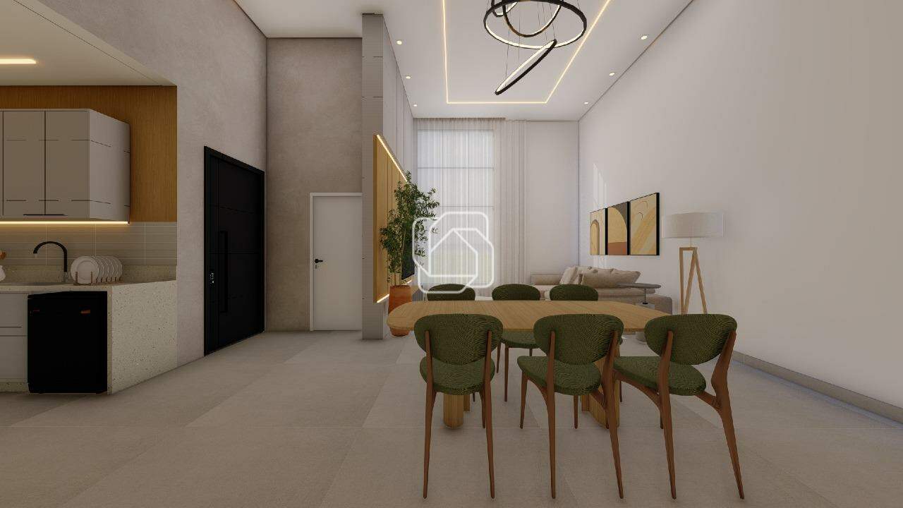 Casa de Condomínio à venda em Indaiatuba - SP - Residencial Milano: Imagem do projeto 3D