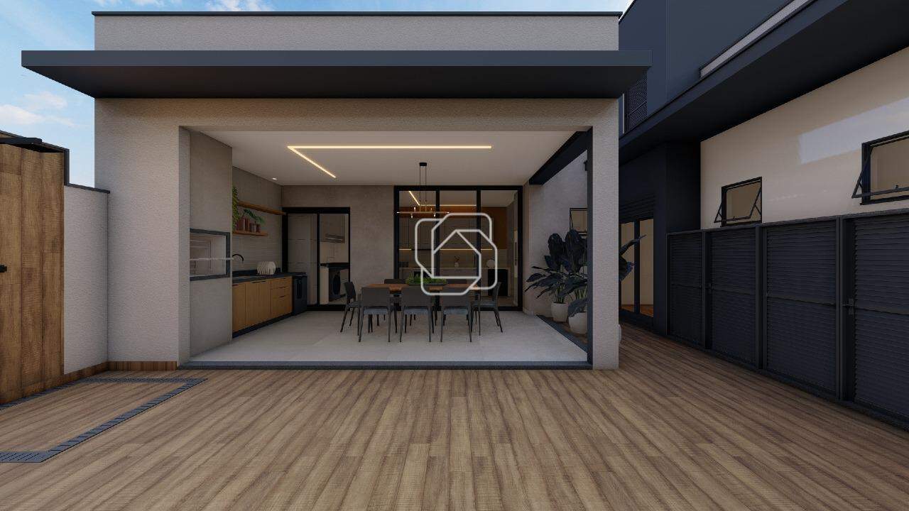Casa de Condomínio à venda em Indaiatuba - SP - Residencial Milano: Imagem do projeto 3D