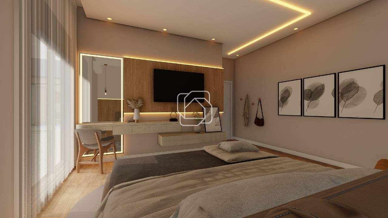 Casa de Condomínio à venda em Indaiatuba - SP - Residencial Milano: Imagem do projeto 3D