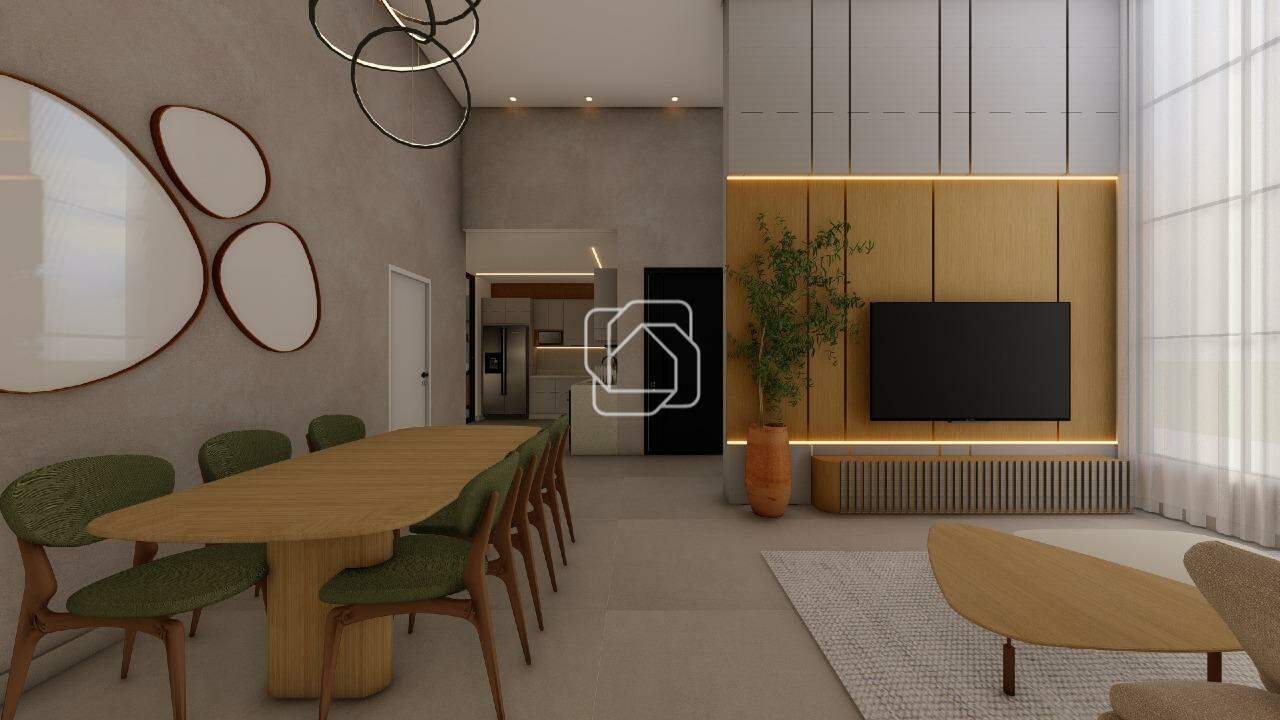 Casa de Condomínio à venda em Indaiatuba - SP - Residencial Milano: Imagem do projeto 3D