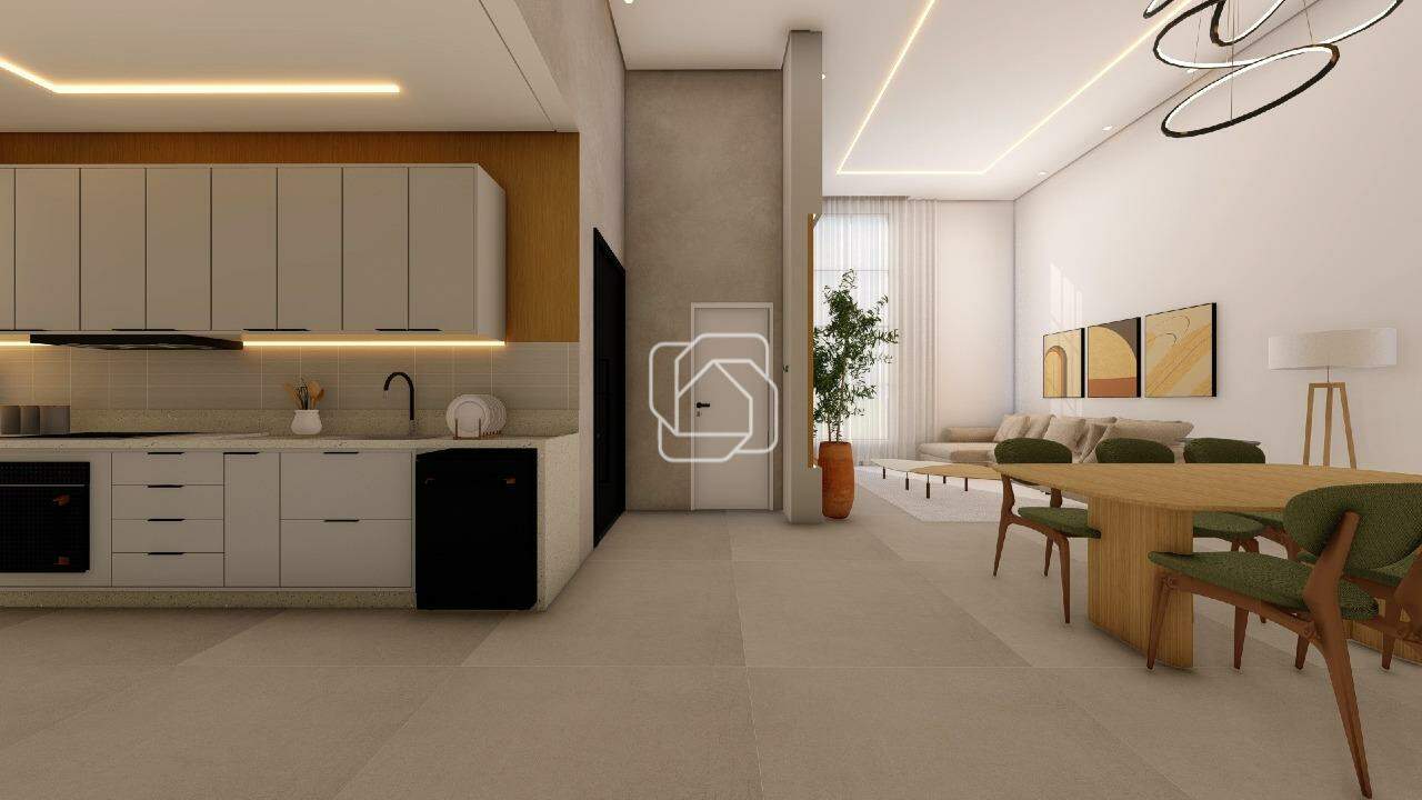 Casa de Condomínio à venda em Indaiatuba - SP - Residencial Milano: Imagem do projeto 3D