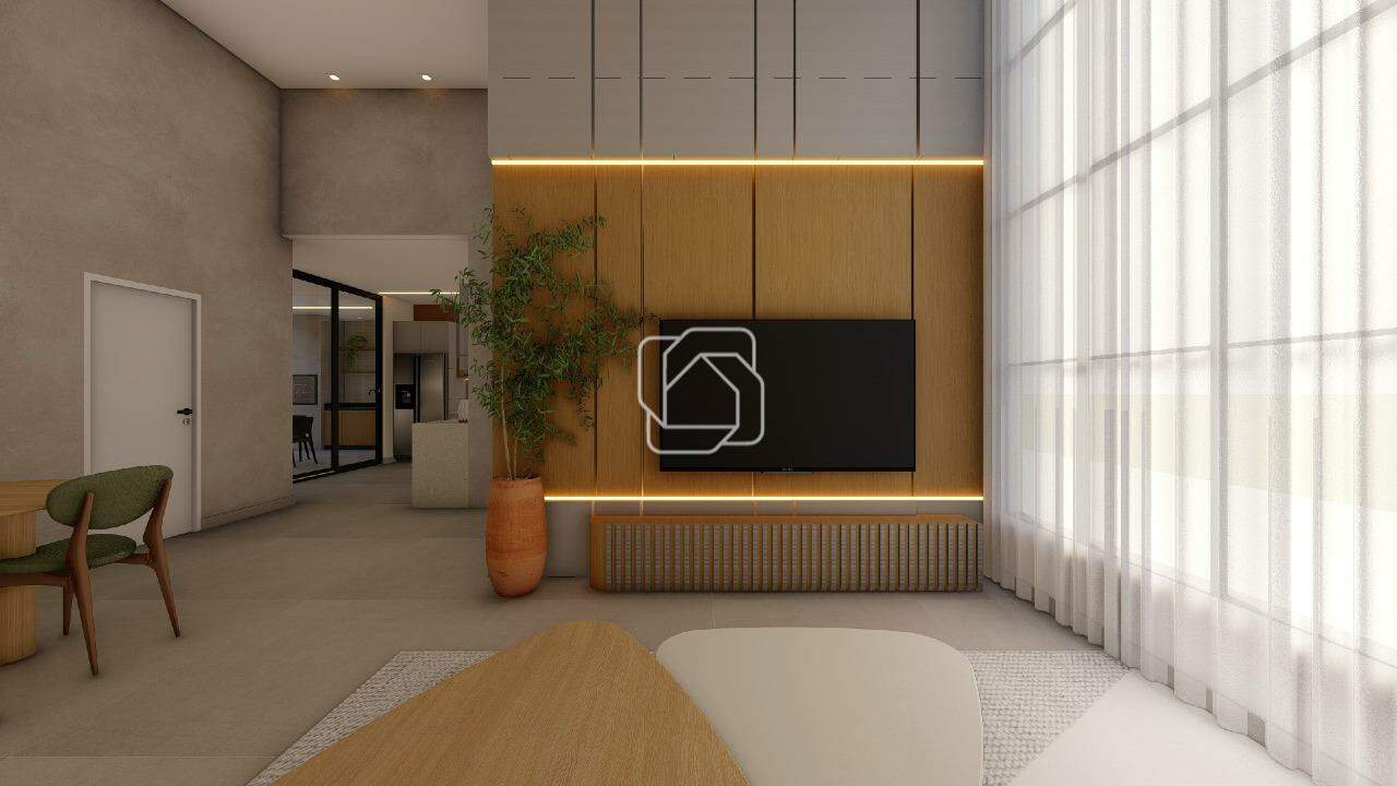 Casa de Condomínio à venda em Indaiatuba - SP - Residencial Milano: Imagem do projeto 3D