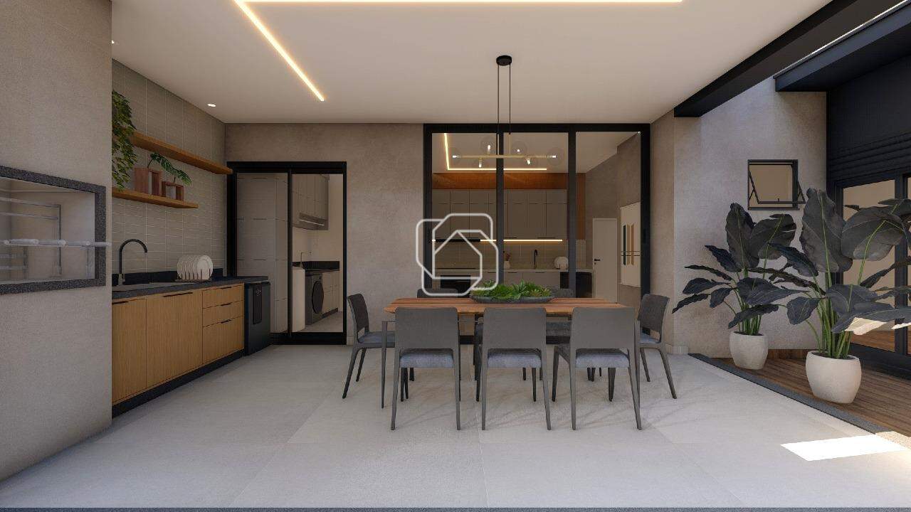 Casa de Condomínio à venda em Indaiatuba - SP - Residencial Milano: Imagem do projeto 3D