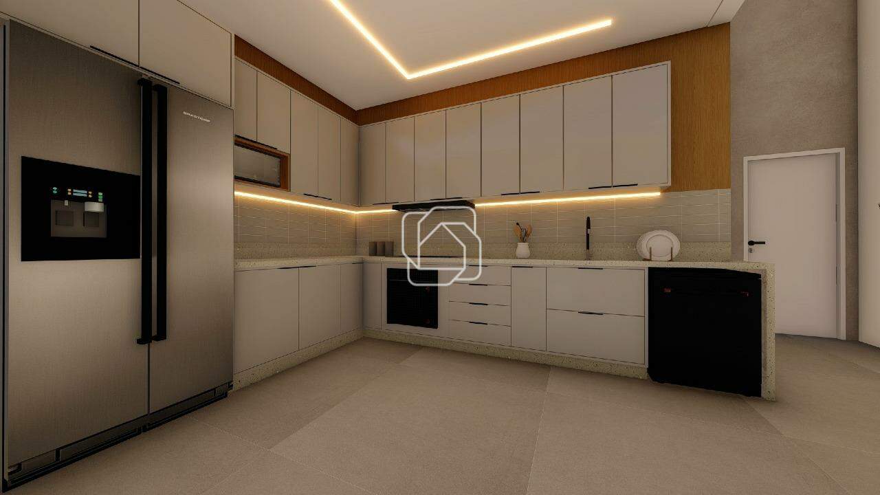 Casa de Condomínio à venda em Indaiatuba - SP - Residencial Milano: Imagem do projeto 3D