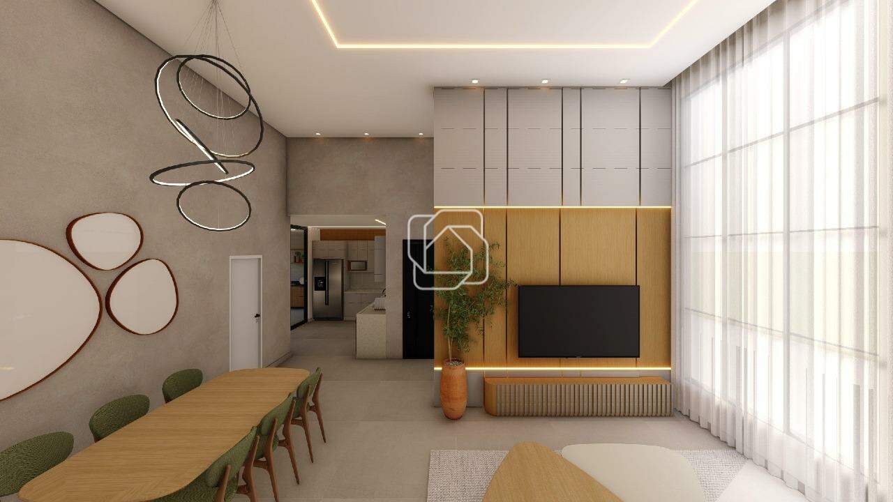 Casa de Condomínio à venda em Indaiatuba - SP - Residencial Milano: Imagem do projeto 3D