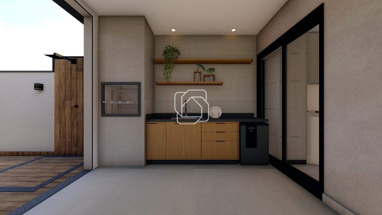 Casa de Condomínio à venda em Indaiatuba - SP - Residencial Milano: Imagem do projeto 3D