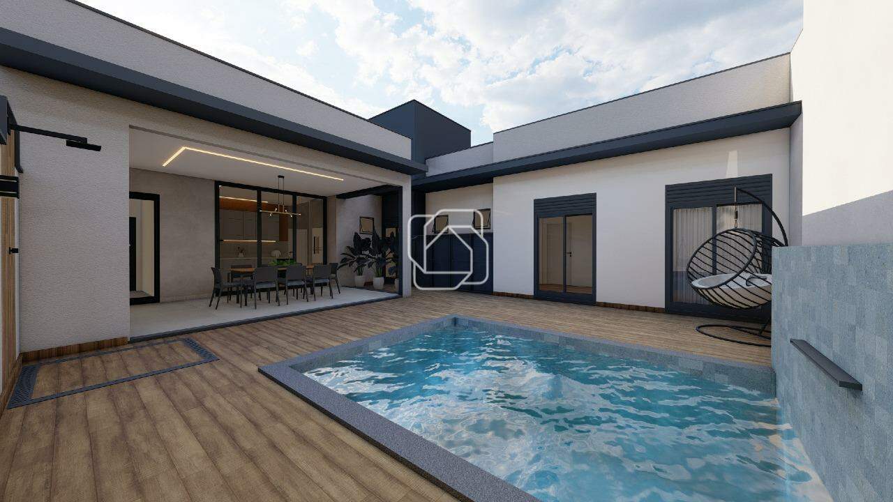 Casa de Condomínio à venda em Indaiatuba - SP - Residencial Milano: Imagem do projeto 3D