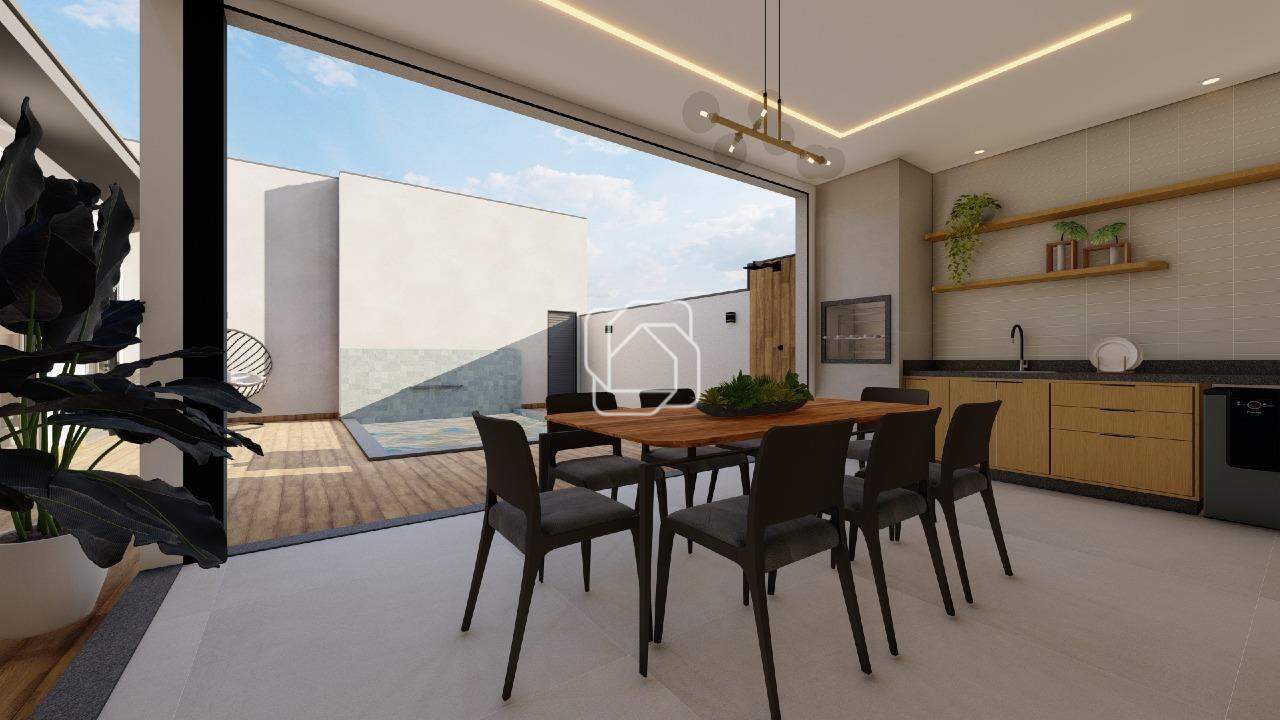 Casa de Condomínio à venda em Indaiatuba - SP - Residencial Milano: Imagem do projeto 3D