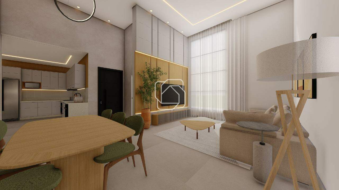 Casa de Condomínio à venda em Indaiatuba - SP - Residencial Milano: Imagem do projeto 3D