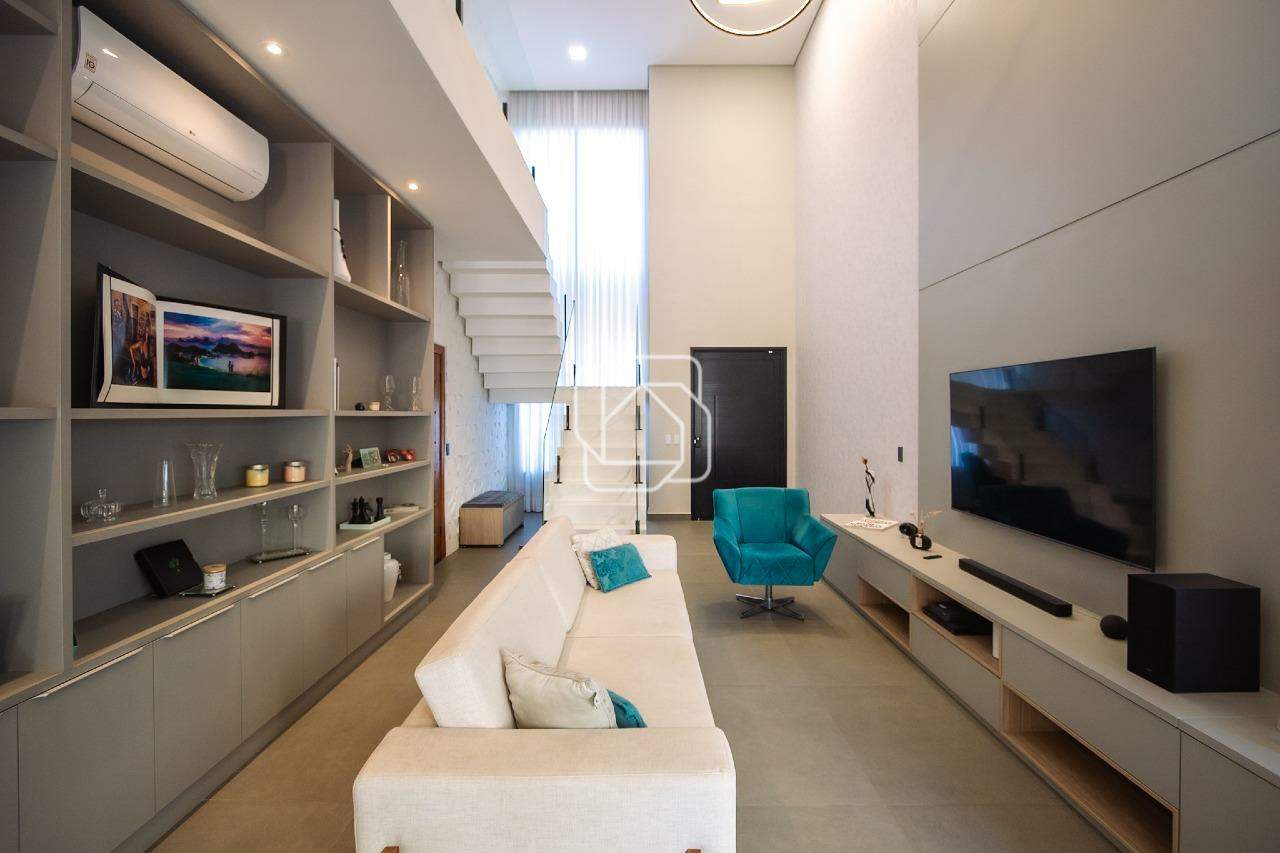 Casa de Condomínio à venda em Indaiatuba - SP - Helvetia Park: Sala de estar