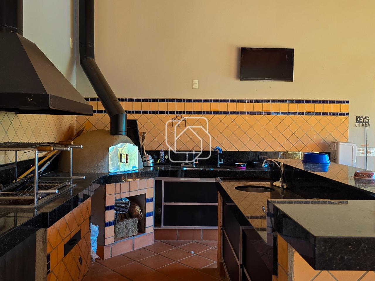 Casa de Condomínio para aluguel em Itu - SP - Condomínio Fazenda Kurumin: Área gourmet