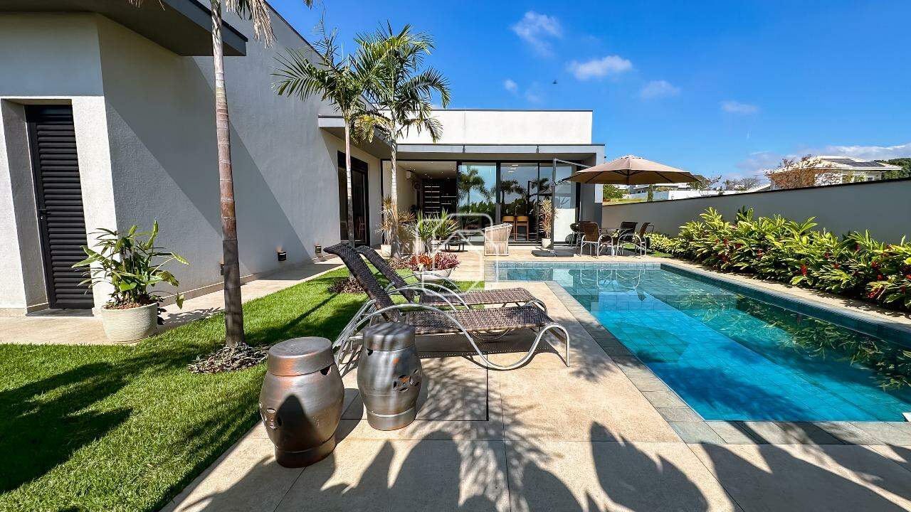 Casa de Condomínio à venda em Itu - SP - Residencial Parque Campos de Santo Antônio II: Área da Piscina
